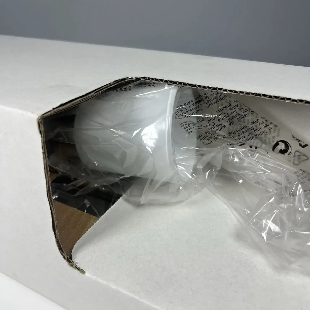 IKEA BASISK 3-Light Ceiling Track Spotlight Nickel White Glass 902.625.87 NIB